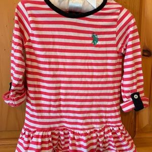 U.S. Polo Assn toddler dress pink white adorable